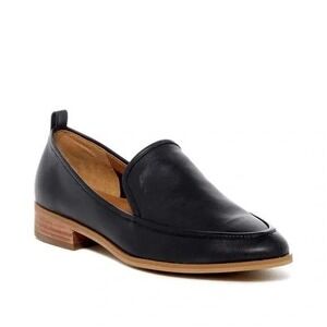 Susina Black Leather Loafer Flats Women's Shoes Size‎ 10M RN 56505
